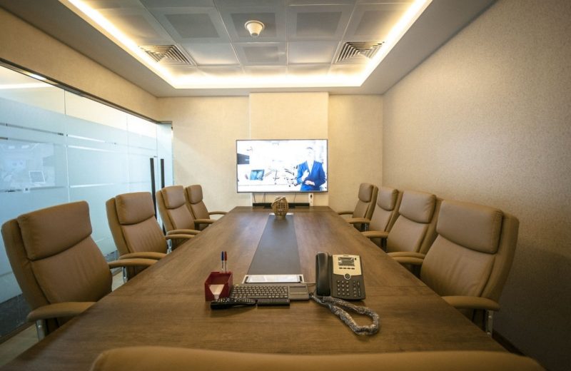 High-spec, elegantly furnished board rooms.