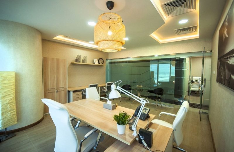 Modern, luxury office spaces.